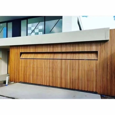 Houtkorrel Afwerking Houtkorrel Afwerking Aluminium platen Moderne look voor garage