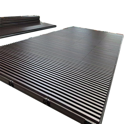 Houtkorrel Afwerking Houtkorrel Afwerking Aluminium platen Moderne look voor garage