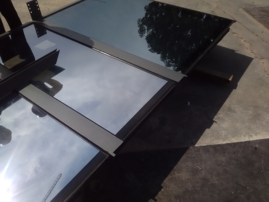 5 mm - 19 mm Dikte Glas gordijn muur Gevel openheid 0%-90%