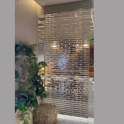 Kristalblokken Mozaïek tegel Decoratie Scheidingsmuur Vaste glazen bakstenen gordijnmuur