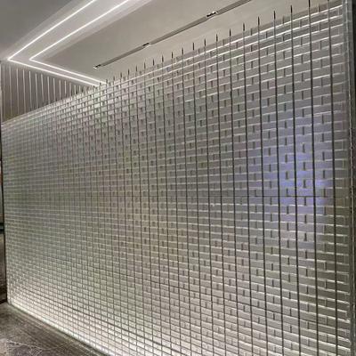 Hot Melt Bubble Solid Glass Wall Block 50*100*200mm Kleurbalk Glas Interieur Decoratieve baksteen