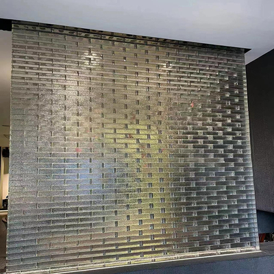 Transparante volledige lichaam binnenglas muur mozaïek tegel voor keuken glasblok