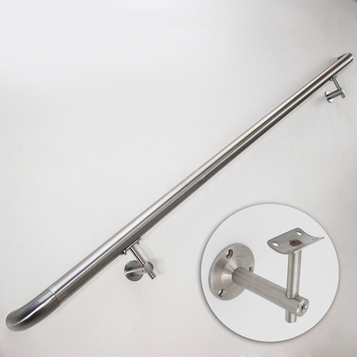 Vintage Design Glas Trap Handrailings Poeder gepolijst / gepolijst / geborsteld / geanodiseerd afwerking