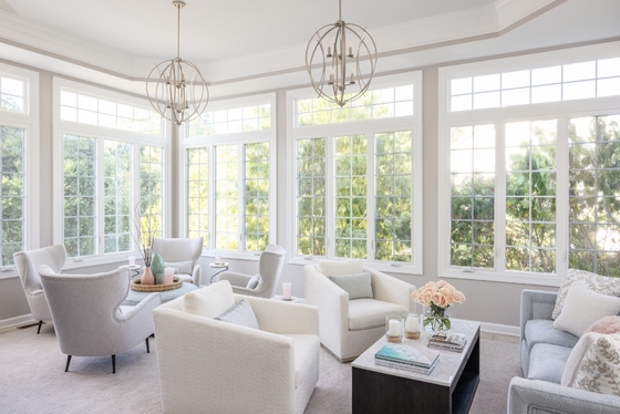 Raammateriaal Aluminium legeringsmateriaal Octagonale kassen Solarium glazen kas
