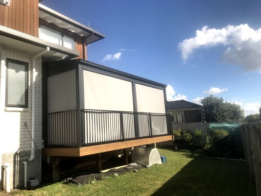 Glijdende dubbele deur Veranda Aluminium glas Wintertuin Zonnekamer Voor kantoorgebouw