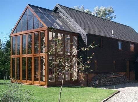 Op maat gemaakte glazen huizen met vrijstaand ontwerp en waterdicht aluminium frame