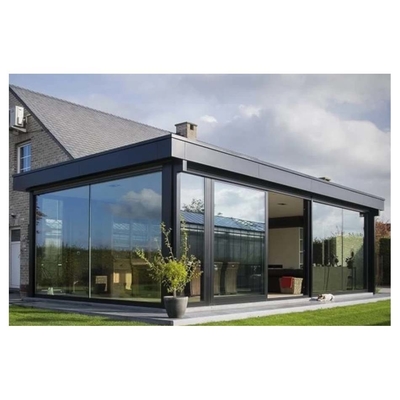Gepersonaliseerde grootte Aluminium frame Glas zonnekamer voor energiebesparing en het hele jaar door plezier