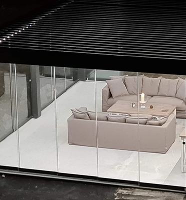 Gepersonaliseerde grootte Aluminium frame Glas zonnekamer voor energiebesparing en het hele jaar door plezier