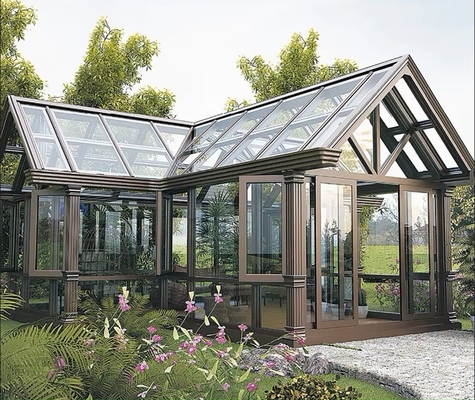 Geraffineerd glas achthoekige kas voor milieuvriendelijke tuinieren en buitenwonen