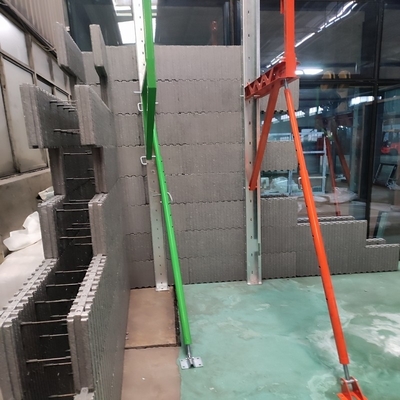 Geïsoleerde betonnen vormen EPS BuildBlocks ICF Muurconstructie Stalen beugel voor duurzaamheid