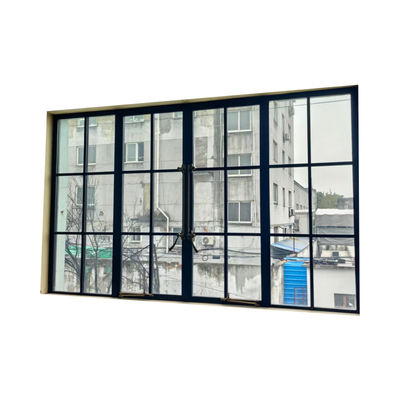 Goedkope weerbestendige aluminium glazen ramen / brandvrije stalen deuren met gemakkelijke installatie