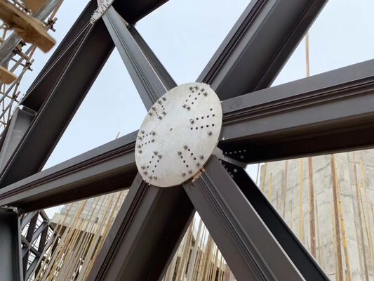 Gebouw met dakdak van aluminiumlegering met FRP-vezelplaat glazen dakraam