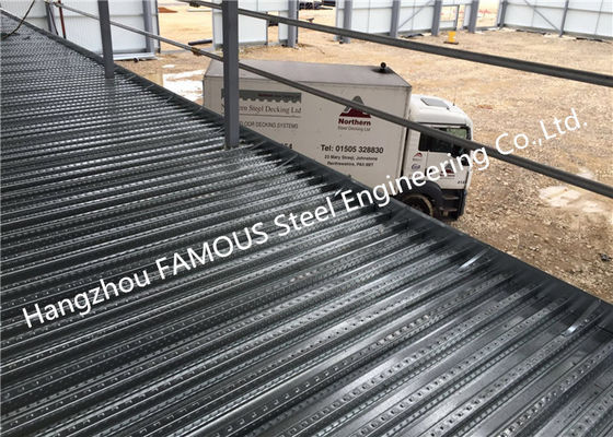 0.8mm1.2mm Samengestelde Metaalvloer Decking voor de Bouw Met meerdere verdiepingen ISO9001