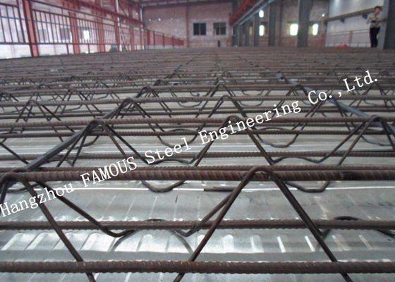 De gegalvaniseerde 11.8m Bundel van de het Staalbar van Decking van de Metaalvloer HRB500E Versterkte, 0.5mm Concrete Vloer Decking