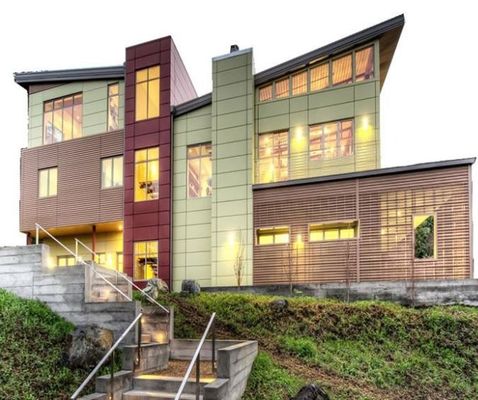 Modulaire Q345B-het Huisuitrustingen van het Staalkader met SLOKJEcomité, Licht het Staal Prefabhuis van Q235B