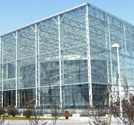 De bouw Buiten van de het Glasmuur van het Winkelcomplexaluminium Geanodiseerde Oppervlakte PVDF