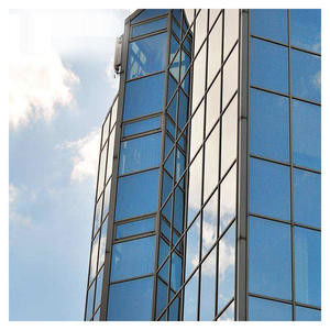 De bouw Buiten van de het Glasmuur van het Winkelcomplexaluminium Geanodiseerde Oppervlakte PVDF
