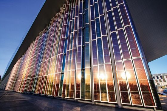 PV Glas Gekleurde BIPV de Bouw Geïntegreerde Met een laag bedekte Photovoltaics AR
