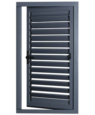Aangepaste aluminium verstelbare lamellen Window Breezeway Jalousie Windows