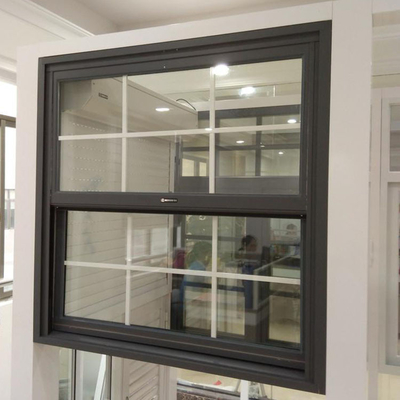 Geluiddicht Aangemaakt Glas Verticaal Glijdend Aluminium Enig Dubbel Hung Window Thermal Break