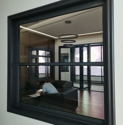 Geluiddicht Aangemaakt Glas Verticaal Glijdend Aluminium Enig Dubbel Hung Window Thermal Break