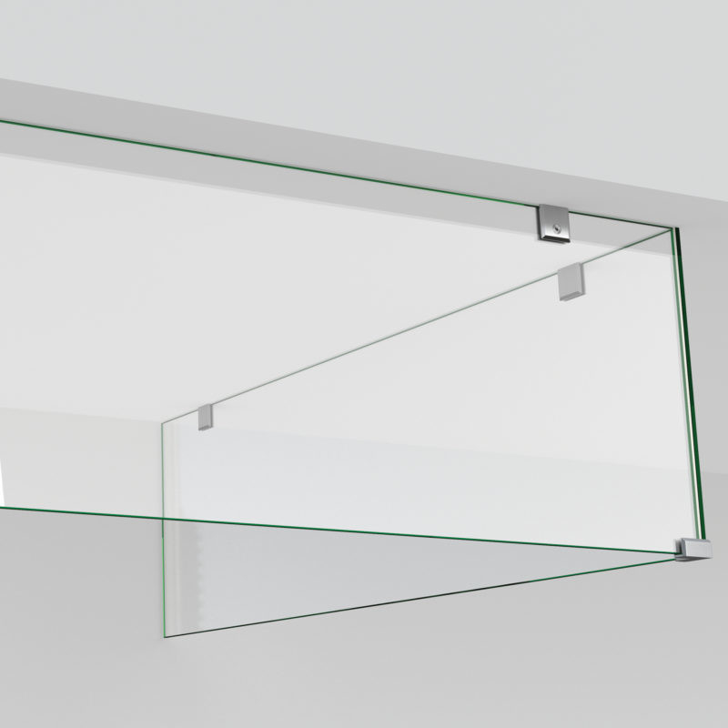 425mm Fixd het Gordijn van het Glasontwerp voor Winkelcomplexxen en Fabrieken