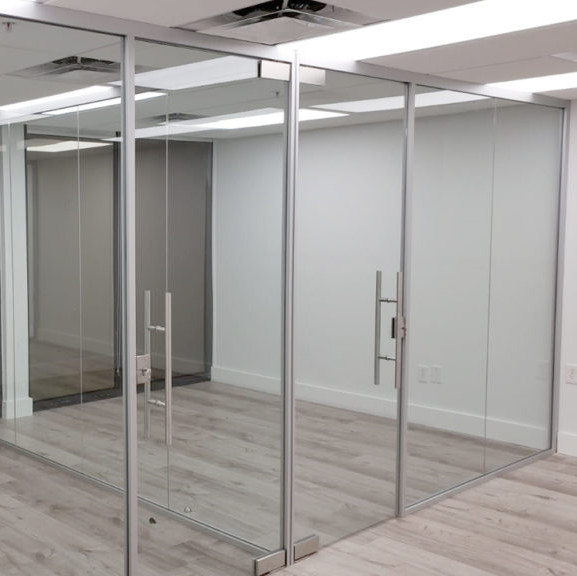 Van de de Spildeur van de vloerlente het Glasverdelingen van Frameless met ultra Duidelijk Geïsoleerd Glas