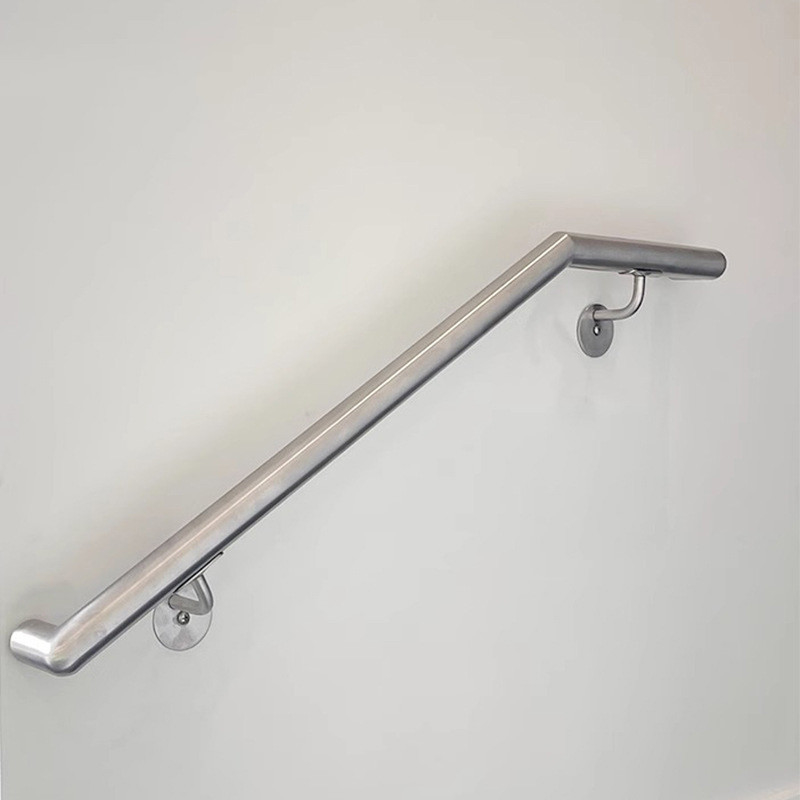 Vintage Design Glas Trap Handrailings Poeder gepolijst / gepolijst / geborsteld / geanodiseerd afwerking
