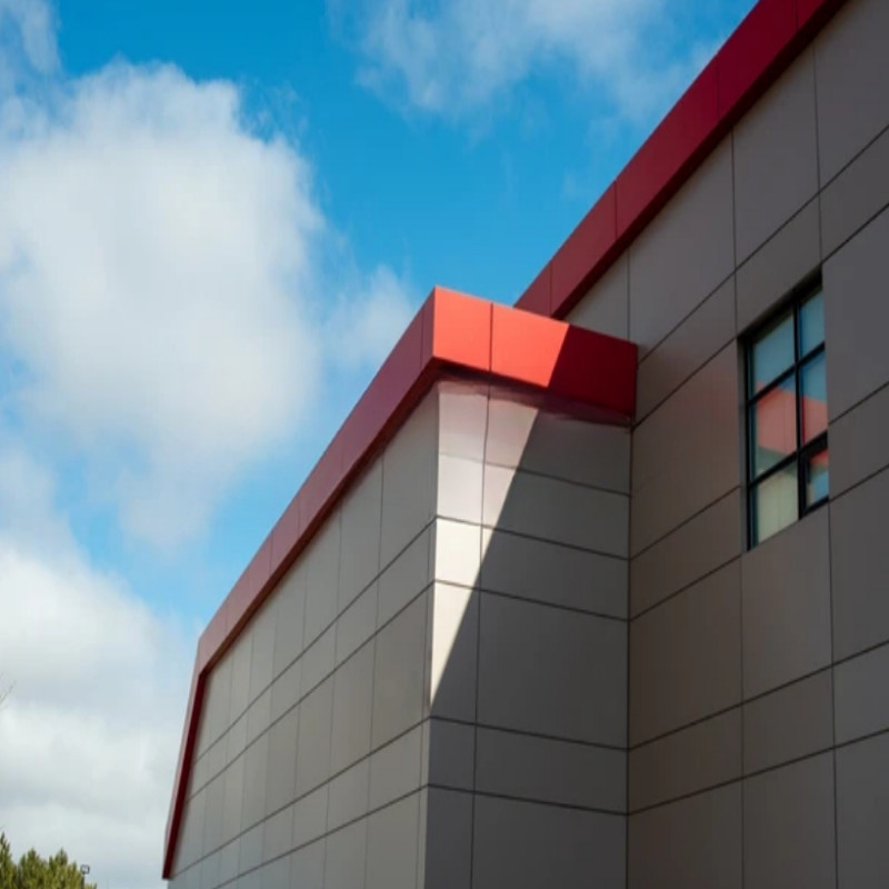 Aluminium metalen bekleding Buigsterkte ≥100Mpa Schokweerstand ≥2,0J Brandbestendig Klasse A