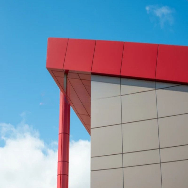 Weerbestand ≥25 jaar Aluminium metalen bekleding voor hoge inslagbestandheid ≥2.0J