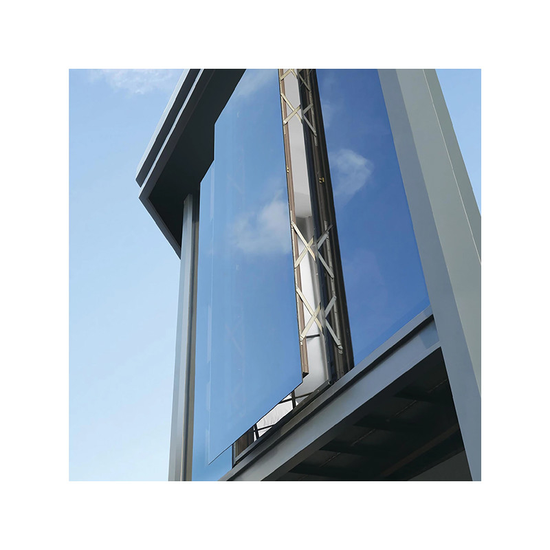 Custom Aluminiumprofiel Geïsoleerde Glaswand met Push Flat Window voor moderne ruimtes