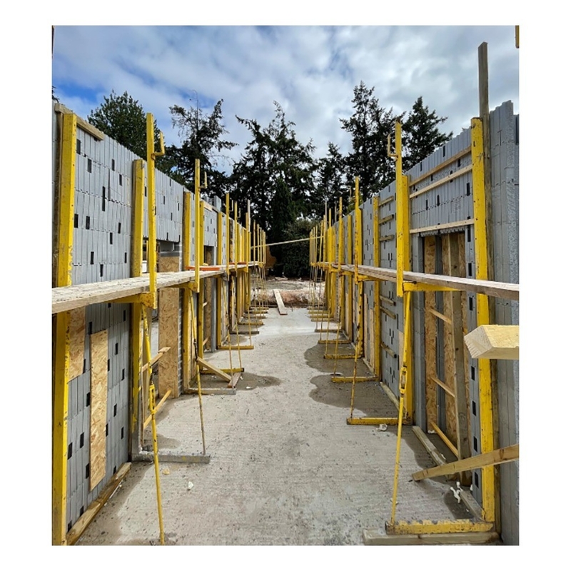 Gepersonaliseerde kleurstaalbeugel voor de bouw ICF-wandondersteuning met een dikte van 2 mm